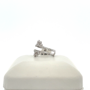 Lady's 14k White Gold Band Insert with .50ctw Round Diamonds