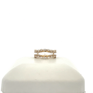 Lady's 14k Yellow Gold Band Insert with .85ctw Round Diamonds