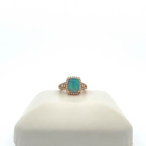 14k Yellow Gold Opal Ring