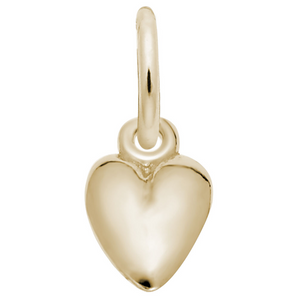 Small Gold Plated Heart Charm