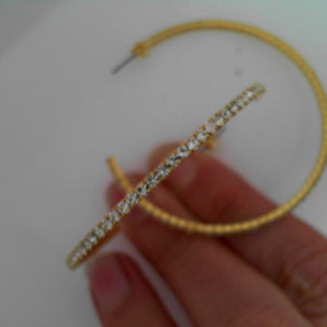 Silver and Gold Plated Earring