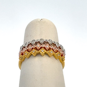Stackable Rings 3 Tone