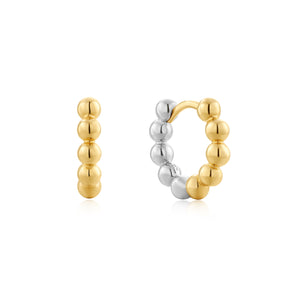 Silver and Gold Plated Earring