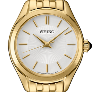 Ladies Essentials SGP Seiko Watch with White Dial