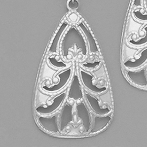 Silver and Gold Plated Earring