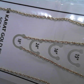 14kt or 10kt  Chains and Bracelet