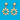 Gold Plated December Daisy Dangling Earrings