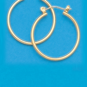 Gold Plated Small Hoop Earrings