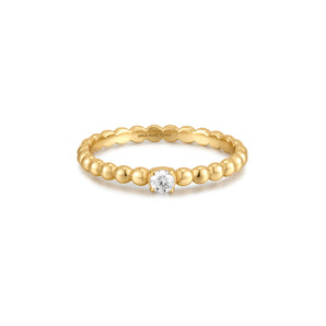 Silver and Gold Plated Ring