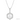 Lady's 14k White Gold Pearl Necklace