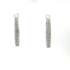 Silver and Gold Plated Earring