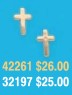 Baby Cross Earrings