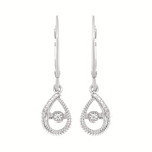 Silver and Gold Plated Earring