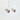 14K White Gold 5MM Bezel Garnet Stud Earrings