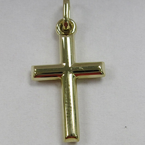 14k Yellow Gold Cross Pendant