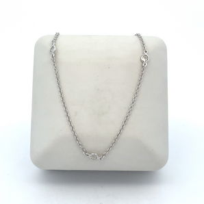 Sterling Silver Cubic Zirconia Necklace