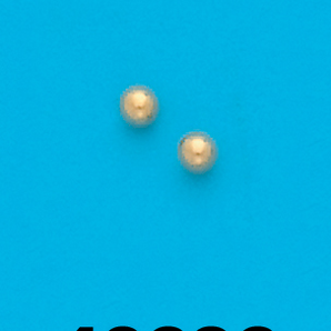 Gold Plated 3MM Ball Stud Earrings