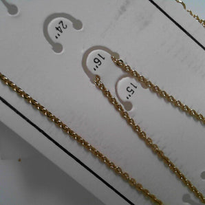 Silver and Gold Plated Chain