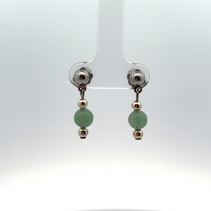 Silver and Gold Plated Earring