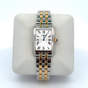 SEIKO Two Tone Watch with White Dial