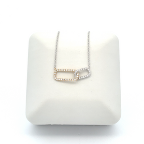 Lady's 14k Two-Tone Necklace