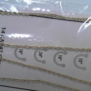 14kt or 10kt  Chains and Bracelet