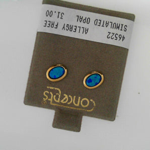 Silver and Gold Plated Earring