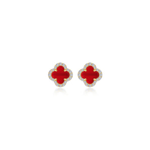 Silver and Gold Plated Earring