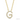 Lady's 10k Yellow Gold G Necklace