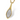 14kt Yellow Gold Necklace with Fancy Diamond Dangle Pendant