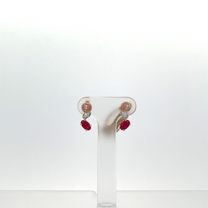 14k Rose Gold Drop Earrings