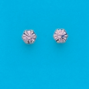 Gold Plated 4MM June Stud Earrings