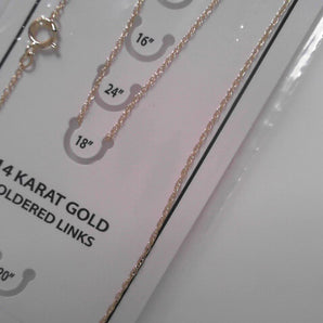 14kt or 10kt  Chains and Bracelet