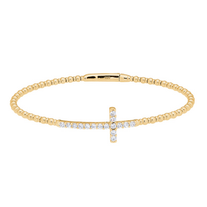 Silver and Gold Plated Bracelet