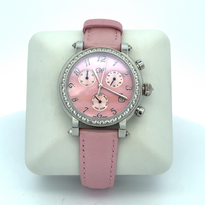 Weber Watch with Pink Dial