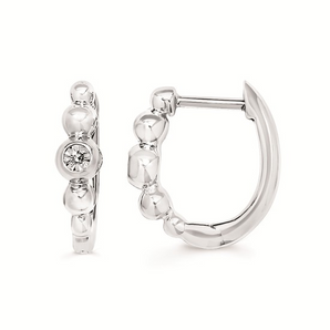 Silver and Gold Plated Earring