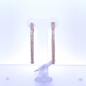 14k Yellow Gold Hoop Earrings