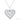 Sterling Silver Cubic Zirconia Heart Necklace