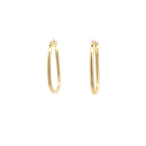 14k Yellow Gold Hoop Earrings