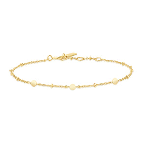 Silver and Gold Plated Bracelet