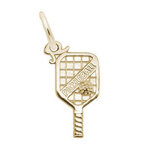 Gold Plated Lettered Pickleball Paddle