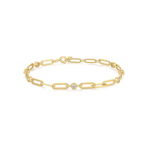 Silver and Gold Plated Bracelet