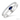 Lady's 10k White Gold Ring