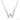 Lady's 10k White Gold W Necklace