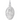 Sterling Silver Sacred Heart Oval Disc Charm