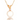 Lady's 14k Yellow Gold Pearl Necklace