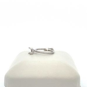 14k White Gold Engagement Ring Mounting