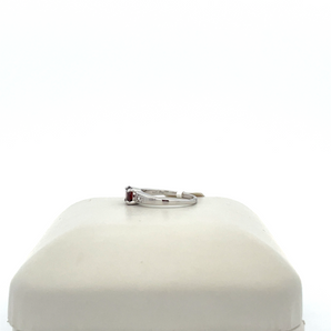 Kid's Sterling Silver Round Birthstone Ring - January