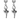 Silver and Gold Plated Earring