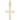 Small Plain Gold Plated Cross Charm
